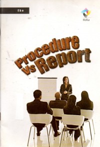 Image of PROCEDURE VS REPORT